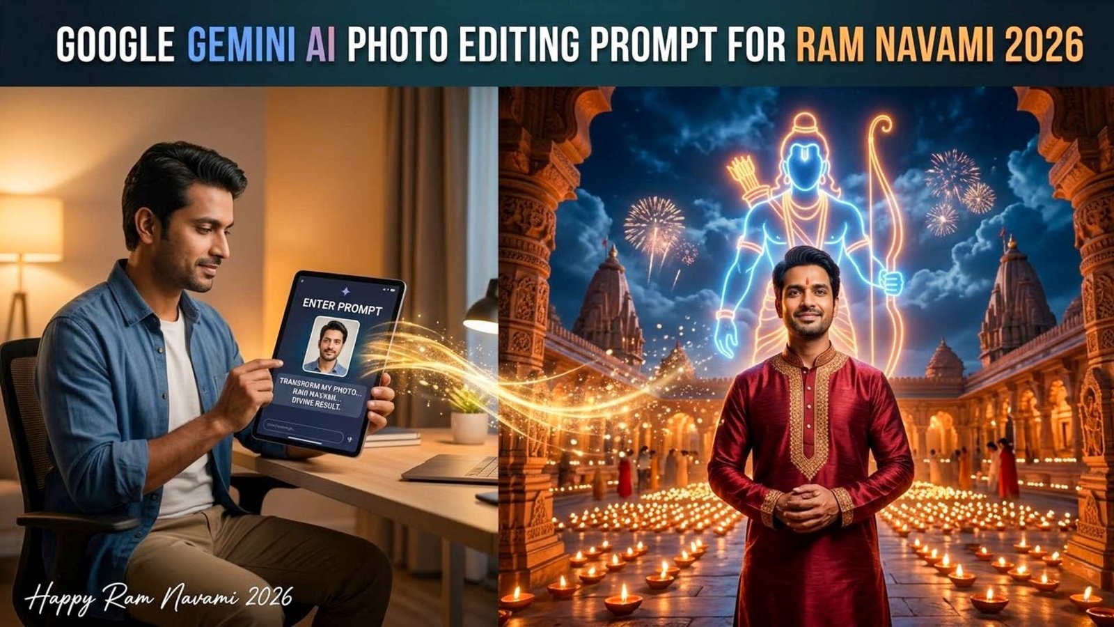 Google Gemini AI Photo Editing Prompt for Ram Navami 2026